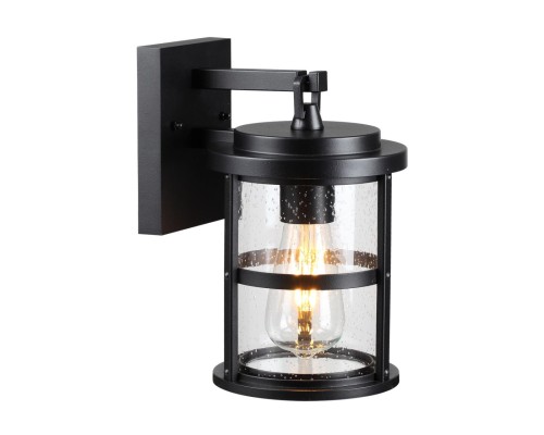 4964/1W NATURE ODL22 715 черный/стекло Ландшафтный настен.светильник E27 1*60W IP44 MAGUS