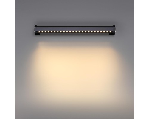 7040/10WL NATURE ODL25 679 черный/металл Фасадный поворотный на 180° светильник IP65 LED 14W 3000K 24° 759Лм AC220-240V GRAZE