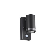 6605/1W HIGHTECH ODL23 563 черный/металл/пвх стойкий к УФ излучению Настенный св-к IP44 LED GU10 7W MOTTO