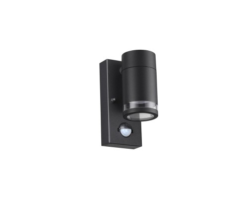 6605/1W HIGHTECH ODL23 563 черный/металл/пвх стойкий к УФ излучению Настенный св-к IP44 LED GU10 7W MOTTO