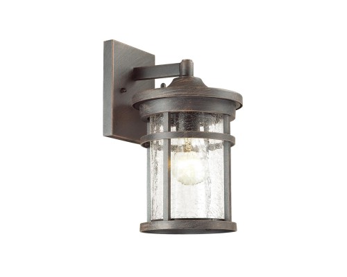 Уличный настенный светильник Odeon Light 4044/1W Virta черный/патина