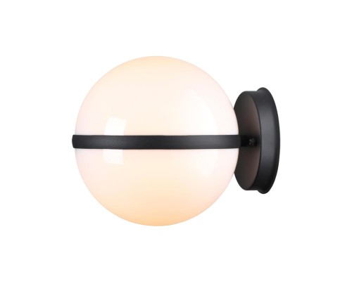 4832/1W NATURE ODL21 563 черный/акрил Ландшафтный настенный светильник E27 1*10W IP44 LOMEO LOMEO