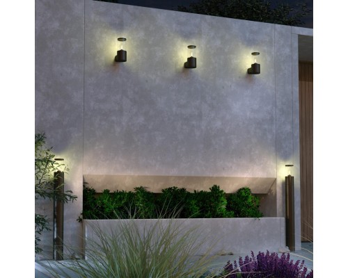 370951 STREET NT23 353 темно-серый Светильник ландшафтный IP54 E27 15W 220-240V VIDO