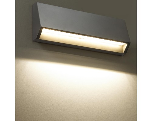 Уличный настенный светодиодный светильник Novotech 357418 Kaimas 3,8 Вт 3000К, темно-серый