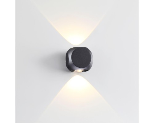 4222/4WL HIGHTECH ODL21 093 черн/металл Настенный светильник IP54 LED 4W 350Лм 3200K MIKO