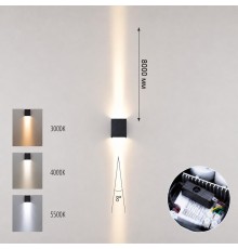7188/10WLP NATURE ODL27 Уличный фасадный светильник IP65 LED 10W 3000/4000/5500K 8° 85-265V ARROW