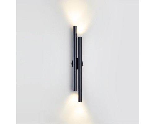 7105/12WL NATURE ODL27 Уличный настенный светильник черный/металл IP54 LED 12W 3000K 85-265V TUBUS