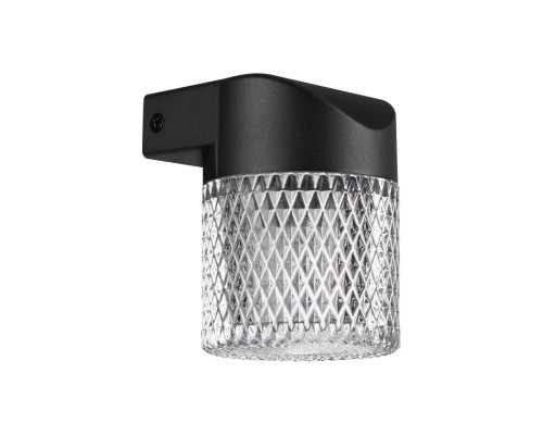 359293 STREET NT24 000 черный Светильник ландшафтный настенный IP65 LED 7W 4000K 175-265V ESTIMA