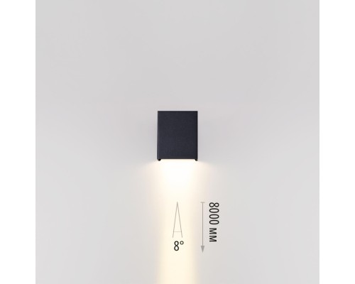 7188/5WL NATURE ODL26 Фасадный светильник черный/металл IP65 LED 1*5W 3000K 8° 85-265V ARROW