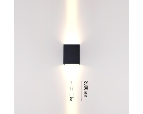 7188/10WL NATURE ODL26 Фасадный светильник черный/металл IP65 LED 2*5W 3000K 8° 85-265V ARROW