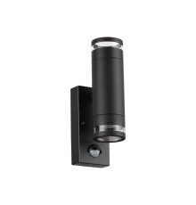 6605/2W HIGHTECH ODL23 563 черный/металл/пвх стойкий к УФ излучению Настенный св-к IP44 LED GU10 7W MOTTO