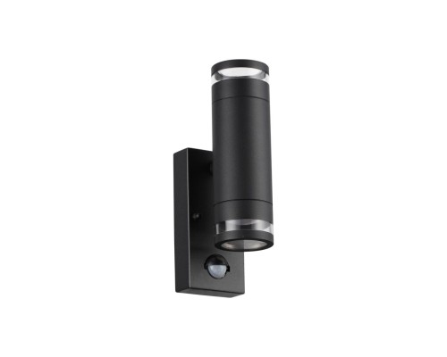 6605/2W HIGHTECH ODL23 563 черный/металл/пвх стойкий к УФ излучению Настенный св-к IP44 LED GU10 7W MOTTO
