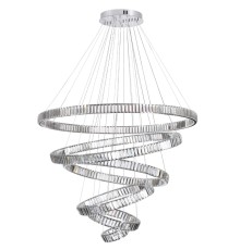 4930/260L L-VISION ODL24 491 хром/прозрачный металл/хрусталь Люстра LED 260W 4000K 30600Лм VEKIA