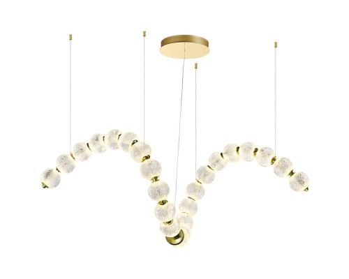 5008/92L L-VISION ODL23 413 золотой/прозрачный/металл/акрил Люстра LED 92W 4000K 4600Лм CRYSTAL