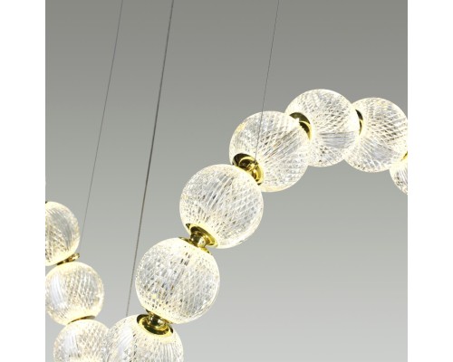 5008/92L L-VISION ODL23 413 золотой/прозрачный/металл/акрил Люстра LED 92W 4000K 4600Лм CRYSTAL