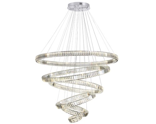 4930/260L L-VISION ODL24 491 хром/прозрачный металл/хрусталь Люстра LED 260W 4000K 30600Лм VEKIA