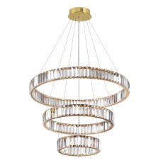 5015/88L L-VISION ODL23 427 золотой/прозрачный металл/хрусталь Люстра LED 88W 4000K 10200Лм VEKIA