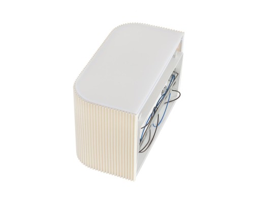 8327/2W MODERNI LN26 424 белый/бежевый, металл/текстиль/пластик Бра E14 LED 2*10W 220V GOFERA