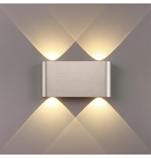 7106/4WL HIGHTECH ODL26 Настенный светильник матовый никель/металл IP20 LED 4W 3000K 220V MAGNUM