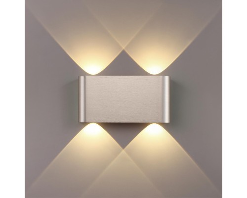 7106/4WL HIGHTECH ODL26 Настенный светильник матовый никель/металл IP20 LED 4W 3000K 220V MAGNUM