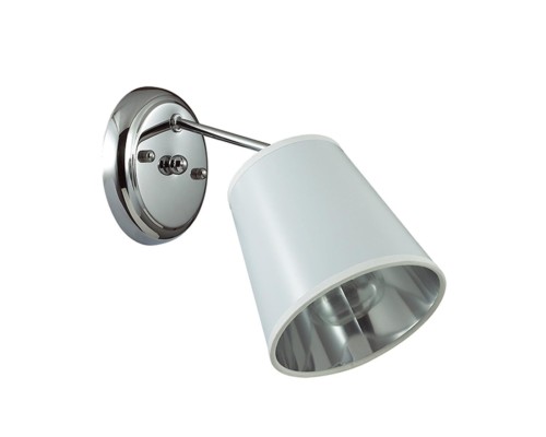 3314/1W COMFI LN 000 хром/абажур ткань/подвески хрусталь Бра E14 40W 220V ZULIENNA