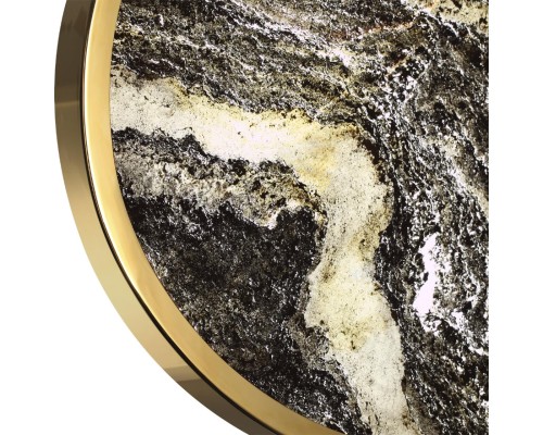 5079/30L L-VISION ODL24 зол/серо-бежевый/металл/натур.камень/акрил Настен.-потолочн. cветил. с переключ.цветов.темпер. LED 30W 3000К/4000K/6000K BERGI