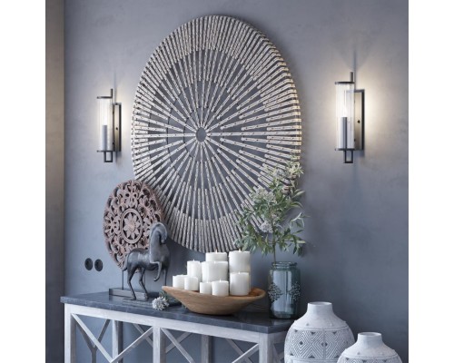 Бра Odeon Light 4654/1W Rena черный/прозрачный E14 60 Вт