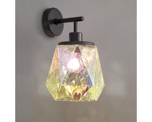 4997/1W MODERN ODL23 303 черный/разноцветный/металл/стекло Бра E27 1*40W CAPRA