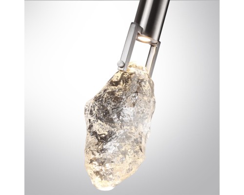 6696/5WL MIDCENT ODL24 Настенный светильник матовый никель/металл/стекло IP20 LED 5W 200Лм 3000K LIA