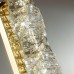 4999/10WL HALL ODL23 433 золотой/прозрачный/металл/хрусталь Бра LED 10W 4000K STRAZA