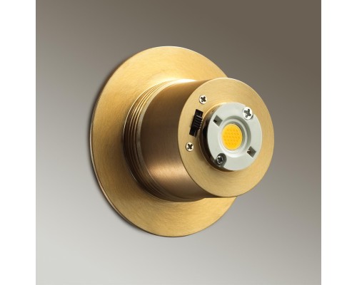 6684/5CL L-VISION ODL24 203 Потолочный светильник латунь/металл/алебастр IP20 LED 5W 3000/4000 MARBELLA