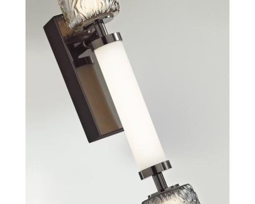 5427/13WL L-VISION ODL_EX24 21 черный хром/белый/дымчатый/коньячный/металл/стекло/акрил Бра LED 13W 3000K KLIFF