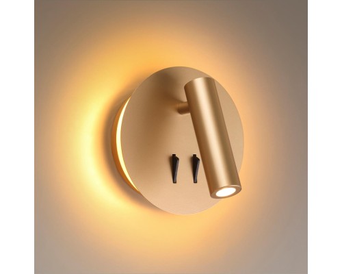 Накладной светодиодный светильник Odeon Light 3913/9WL Beam золотистый LED 9 Вт 3000K