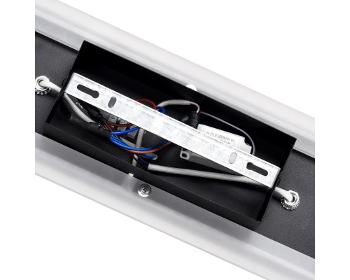 8025/19WL LEDIO LN24 черный/дерево, металл/МДФ Настенный светильник LED GU10 2*10W + LED 19W 220V PINE