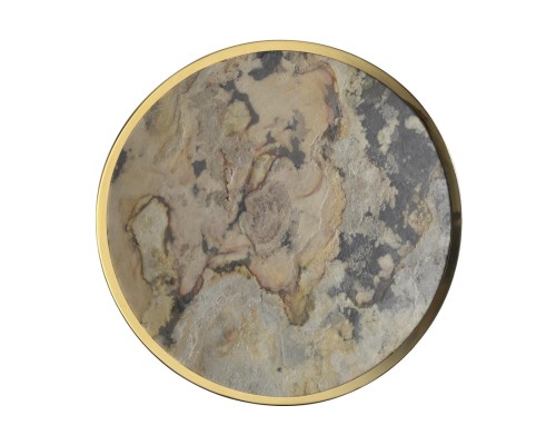 5079/40L L-VISION ODL24 зол./серо-бежевый/металл/натур.камень/акрил Настен.-потолочн. cветил.  с переключ.цветов.темпер. LED 40W 3000К/4000K/6000K BERGI