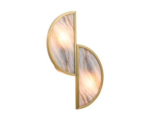 5448/2W L-VISION ODL_EX25 119 Настенный светильник бронзовый/металл/акрил/искусственный мрамор IP20 LED 2*G9 40W 220V TOSCANA