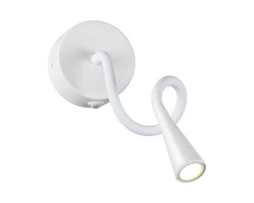 4255/3WL HIGHTECH ODL21 181 белый/металл Настенный светильник выкл на базе IP20 LED 3W 270Лм 3000K ODDS