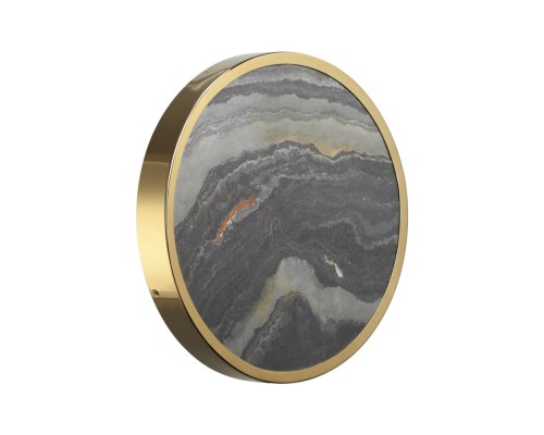 5079/30L L-VISION ODL24 зол/серо-бежевый/металл/натур.камень/акрил Настен.-потолочн. cветил. с переключ.цветов.темпер. LED 30W 3000К/4000K/6000K BERGI