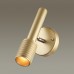4237/1W HIGHTECH ODL21 169 золотист/металл Настенный светильник выкл на плафоне IP20 LED GU10 10W MEHARI