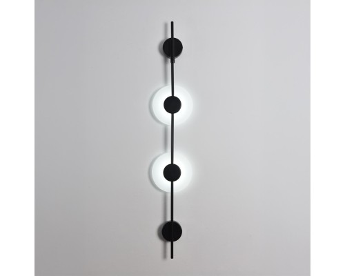 8372/16WL LEDIO LN26 427 черный/белый, металл/акрил Бра LED 16W 3000/4000/6000K 220V ECA