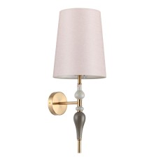 5040/1W CLASSIC ODL24 305 античн.бронза/беж.абажур/металл/керамика Бра E27 1*60W HOMI