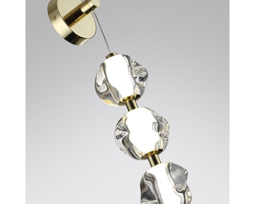 5085/17WL L-VISION  золото/прозрачный/металл/акрил Бра LED 17W 4000K 800lm JEMSTONE