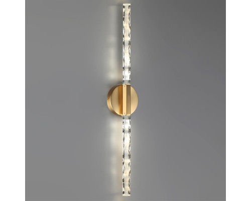 6679/6WL L-VISION ODL24 149 Настенный светильник античная бронза/металл/хрусталь IP20 LED 6W 360Лм 4000K ALETTA