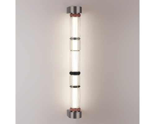 5456/18WL L-VISION ODL_EX26 045 темный сатин.никель/терракот/черный Настенный светильник LED 22W 4000K COLLIER