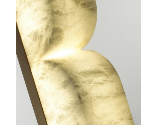 6685/10WL L-VISION ODL24 121 Настенный светильник латунь/металл/алебастр IP20 LED 10W 3000/4000 MARBELLA