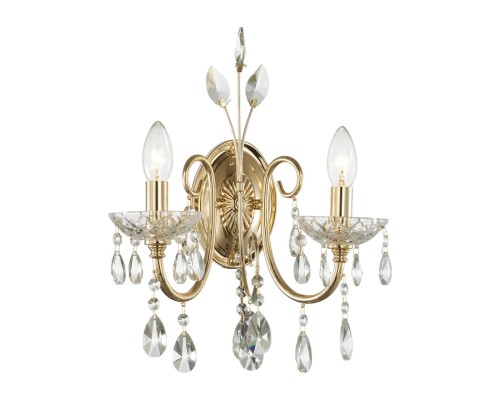 4977/2W HALL ODL23 000 золотой/хрусталь Бра E14 2*40W VERSIA