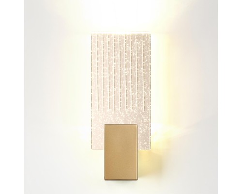 4362/5WL HIGHTECH ODL23 203 матовое золото/металл/стекло Настенный св-к IP20 LED 5W 218Лм 3000K RICCI