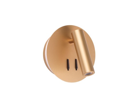 Накладной светодиодный светильник Odeon Light 3913/9WL Beam золотистый LED 9 Вт 3000K