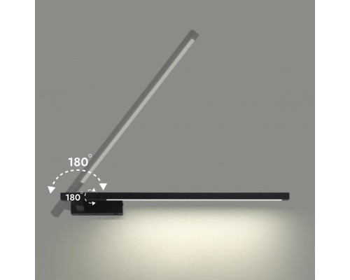 6546/14WL LEDIO LN23 023 чёрный Светильник настенный LED 14W 4000K 490Лм 220V CLARK