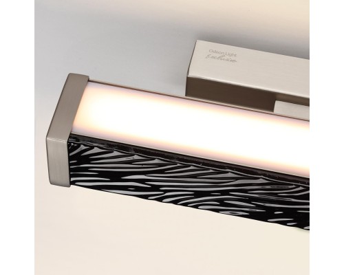 5451/10WLB L-VISION ODL_EX26 017 черный/никель/металл/керамика/акрил Настенный светильник LED 10W 2000К/3000K/4000K RIVER